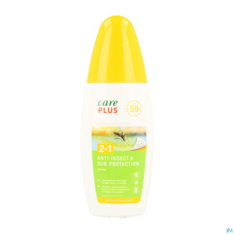 Care plus 2in1 a/insect+sun protection ip5o  150ml