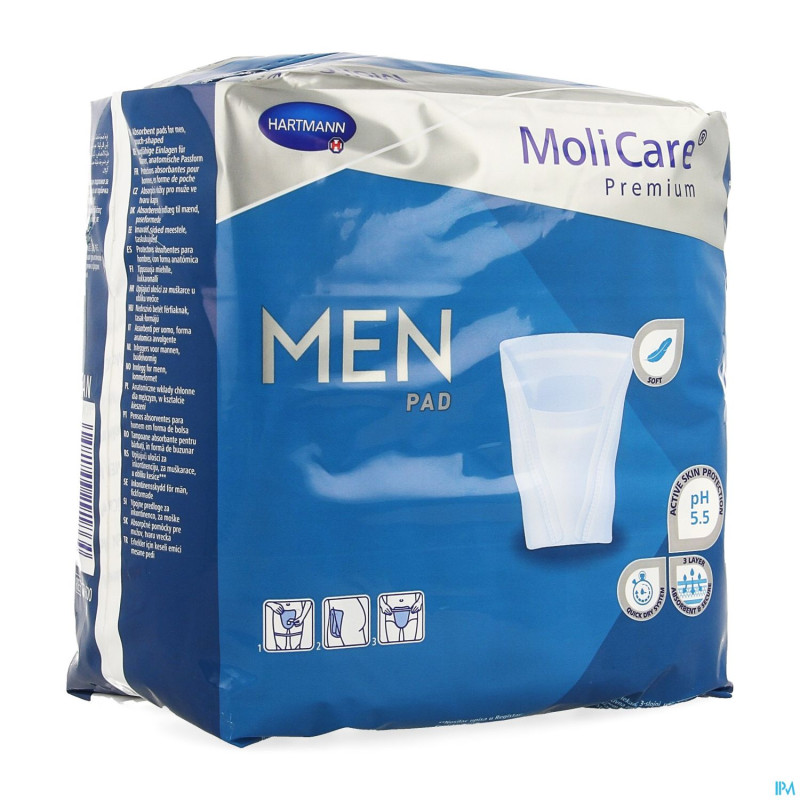 Molicare premium men pad 2 drops 13x15cm    14