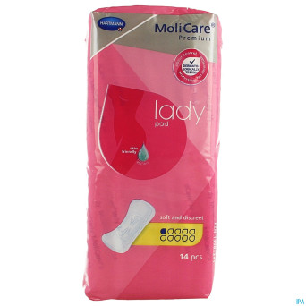 Molicare premium lady pad 1 drop 22x10cm    14