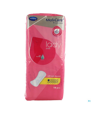 Molicare premium lady pad 1 drop 22x10cm    14