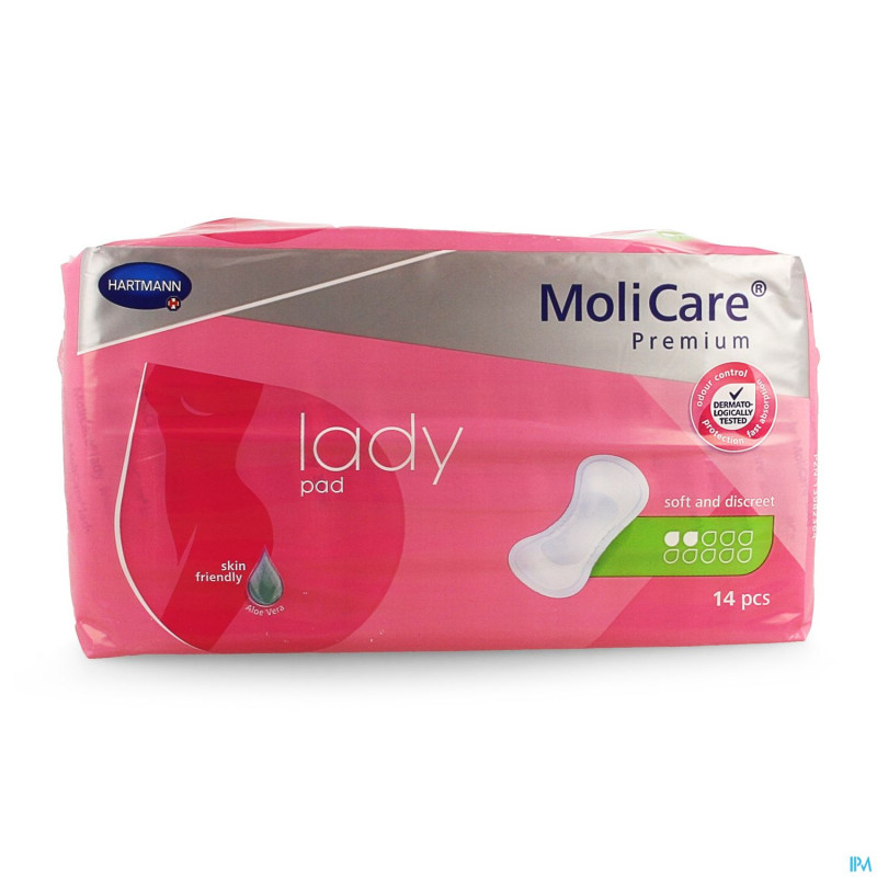 Molicare premium lady pad 2 drops 26,5x11cm    14