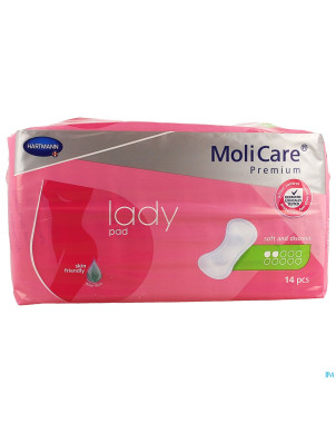 Molicare premium lady pad 2 drops 26,5x11cm    14