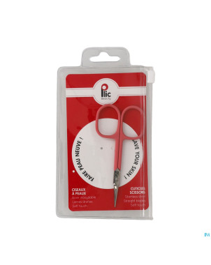 Plic ciseaux peaux lames droites rose    horizane