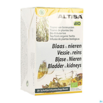 Altisa tisane vessie reins bio    20x2g nf