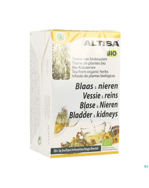 Altisa tisane vessie reins bio    20x2g nf