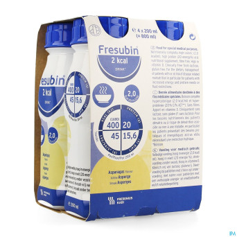 Fresubin 2kcal drink asperge    easybottle 4x200ml