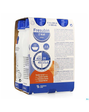 Fresubin 2kcal drink tomate-carot. easybot.4x200ml