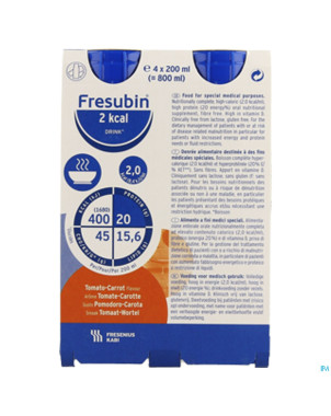 Fresubin 2kcal drink tomate-carot. easybot.4x200ml