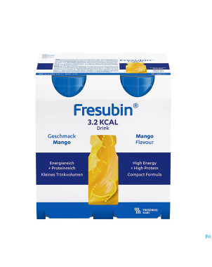 Fresubin 3.2kcal drink mangue 4x125ml