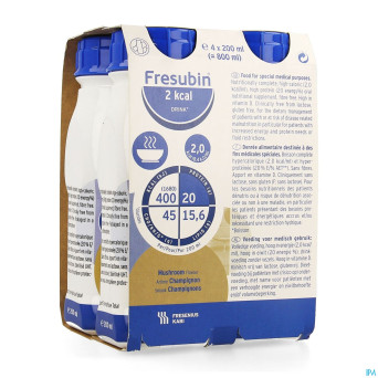 Fresubin 2kcal drink champignon easybottle 4x200ml
