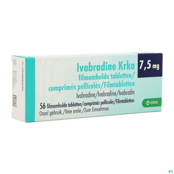 Ivabradine krka 7,5mg comp pell  56