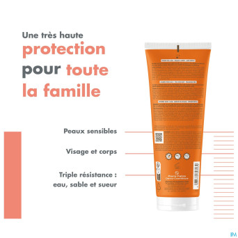 Avene sol lait enfant spf50+ 250ml nf