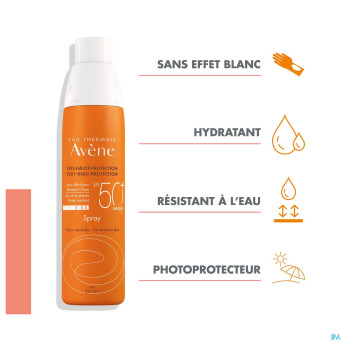 Avene sol spf50+ spray    200ml