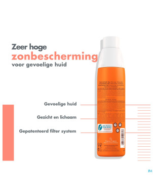 Avene sol spf50+ spray    200ml