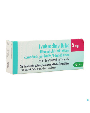 Ivabradine krka 5,0mg comp pell  56