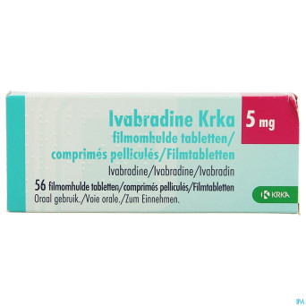 Ivabradine krka 5,0mg comp pell  56