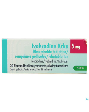 Ivabradine krka 5,0mg comp pell  56