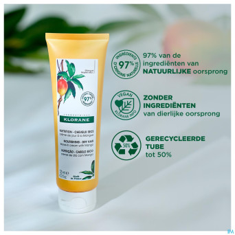 Klorane capil. cr jour mangue tube 125ml