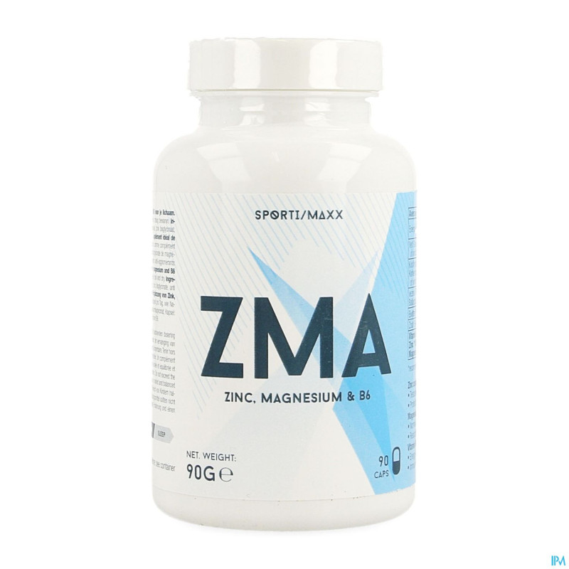 Sportimaxx zma zinc magnesium b6    caps 90