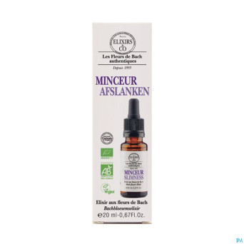 Elixirs&co complex bach minceur gutt 20ml