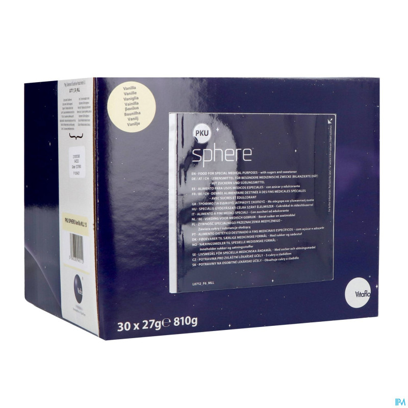 Pku sphere 15 vanille    30 x 27g