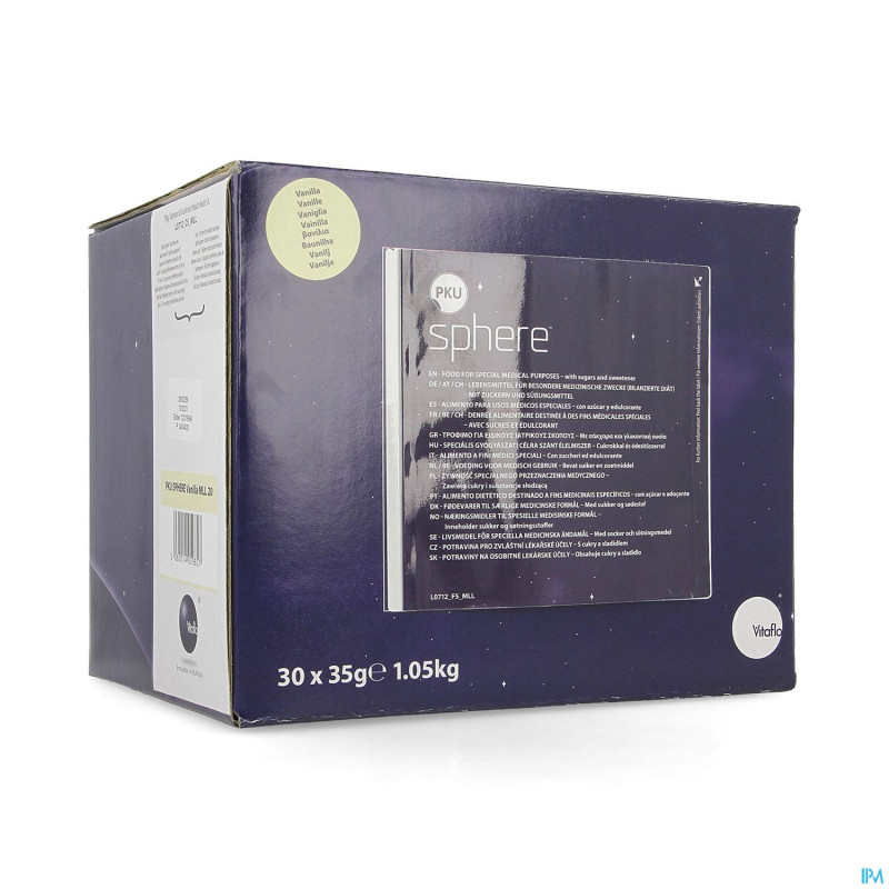 Pku sphere 20 vanille    30 x 35g