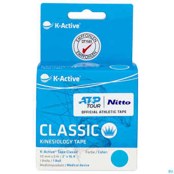 Naqi k active tape classic bleu    50mmx5m