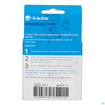 Naqi k active tape classic rose    50mmx5m