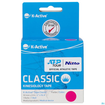 Naqi k active tape classic rose    50mmx5m