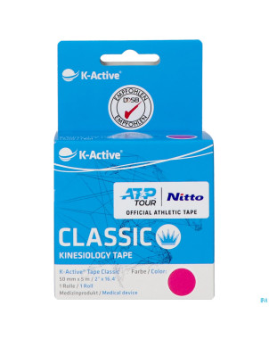 Naqi k active tape classic rose    50mmx5m
