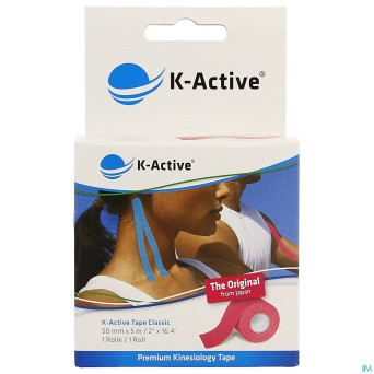 Naqi k active tape classic rose    50mmx5m