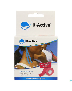 Naqi k active tape classic rose    50mmx5m