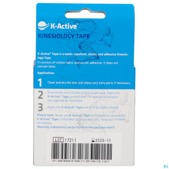 Naqi k active tape classic rose    50mmx5m