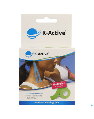 Naqi k active tape classic vert    50mmx5m