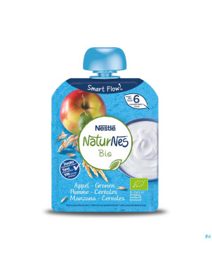Naturnes bio yaourt pomme cereales    90g