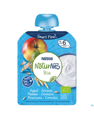 Naturnes bio yaourt pomme cereales    90g