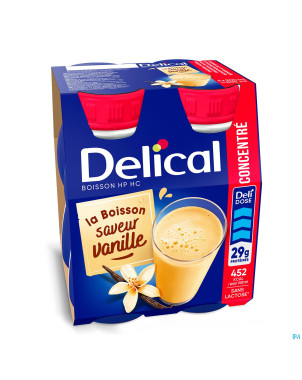 Delical concentre vanille   4x200ml