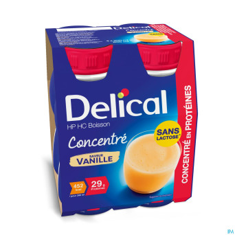 Delical concentre vanille   4x200ml