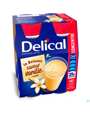 Delical concentre vanille   4x200ml