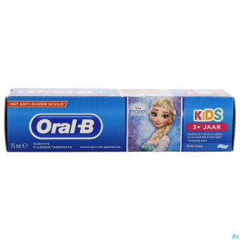 Oral b dentifrice enfants +3ans 75ml