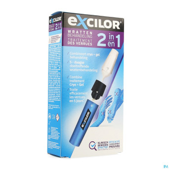 Excilor traitement verrues 2en1    11,5ml+1ml