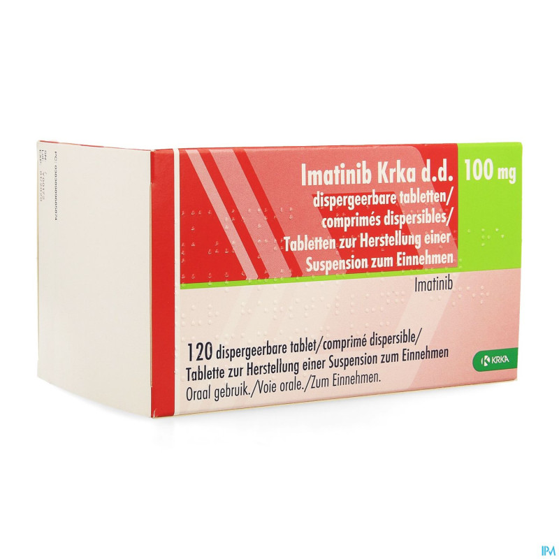 Imatinib krka 100mg comp disp. 120