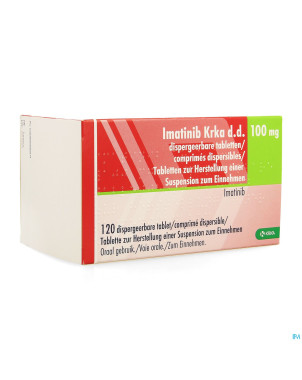 Imatinib krka 100mg comp disp. 120
