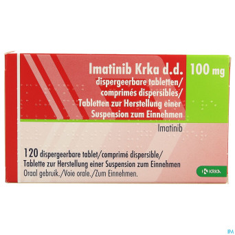 Imatinib krka 100mg comp disp. 120