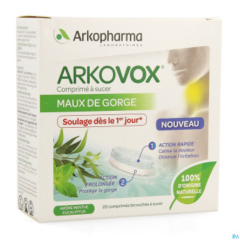 Arkovox mal gorge menthe eucalyptus  comp sucer 20