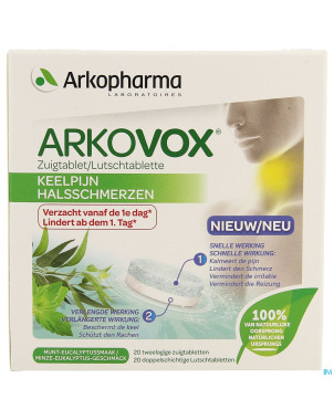 Arkovox mal gorge menthe eucalyptus  comp sucer 20