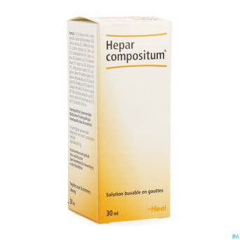 Hepar compositum sol buvable gutt 30ml