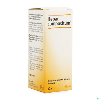 Hepar compositum sol buvable gutt 30ml