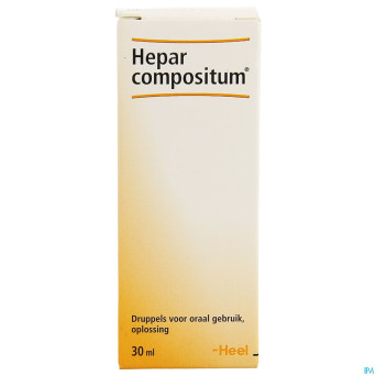 Hepar compositum sol buvable gutt 30ml