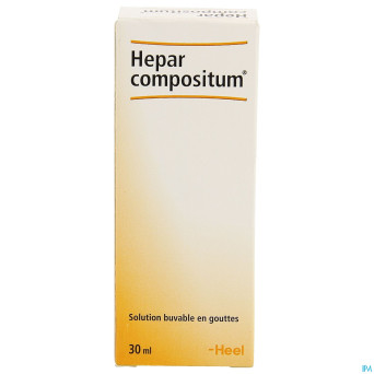 Hepar compositum sol buvable gutt 30ml